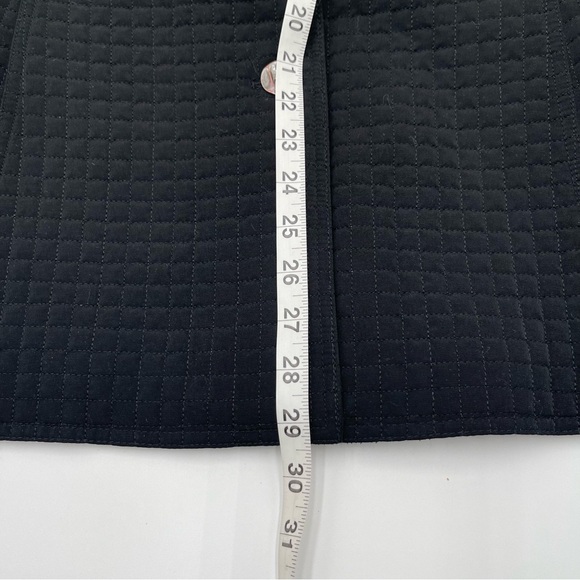 Esprit Quilted Jacket Full Zip Pockets Black Women’s Large Button Lined Y2K - Picture 11 of 13